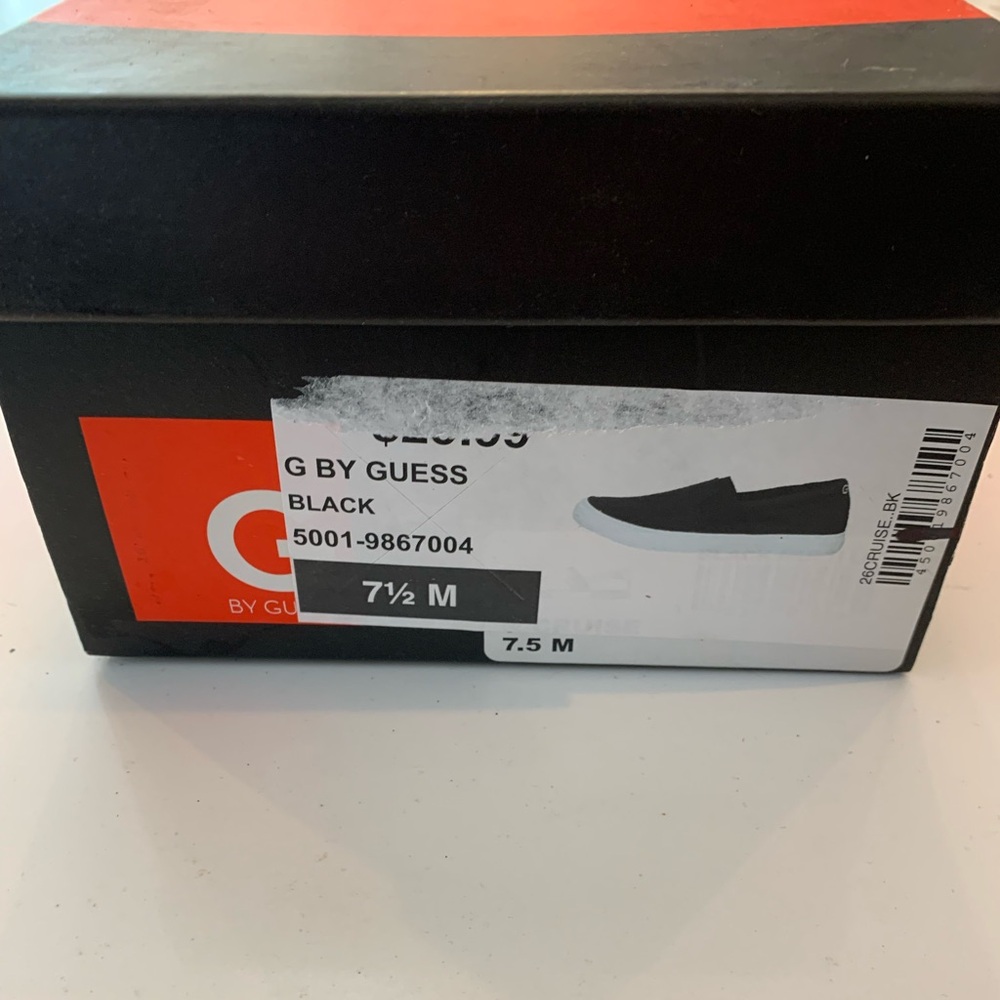 G By Guess Slip On Sneakers Women’s Size 7.5. Black Sparkling With Box Unworn. - Picture 8 of 8